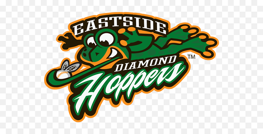 The United Shore Professional Baseball - Eastside Diamond Hoppers Logo Emoji,Emoji Baseball And Diamond