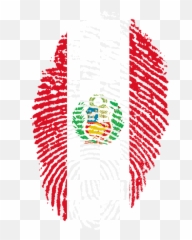 Peru Flag Fingerprint - Png Emoji