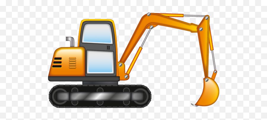 Emoji - Bulldozer,Construction Equipment Emoji