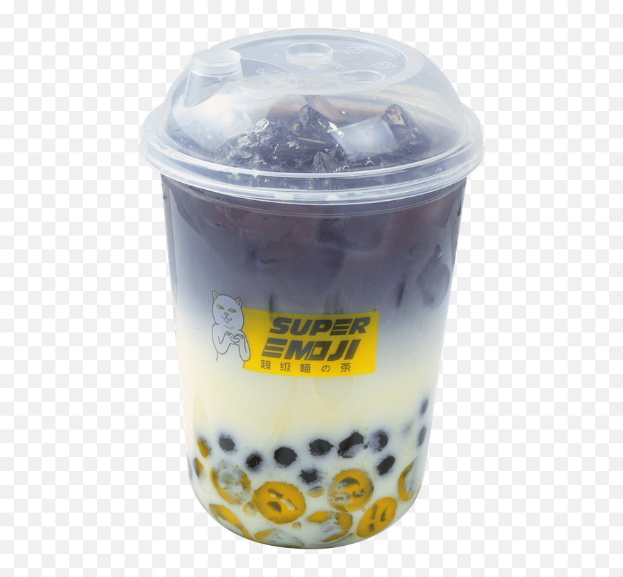 Most Popular Milk Tea In Australia - Super Emoji Australia Grass Jelly,Blueberry Emoji