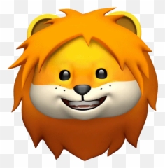 Animoji Of Memoji Achteraf Wijzigen In - Iphone Transparent Lion Emoji