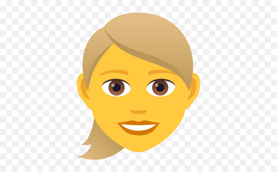 Small Blonde Hair Emoji - wide 1