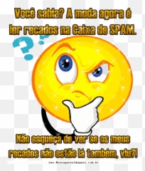Cadê Meu Recado - Thinking Face Emoji