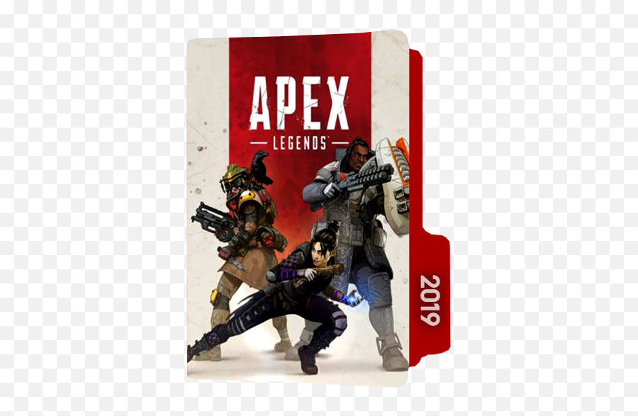 Apex Legends Folder Icon - Designbust Apex Legends Game Poster Emoji,Machine Gun Emoji