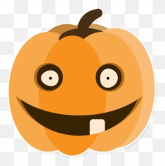 Pumpkin Stickers Set For Telegram - Happy Emoji,Pumpkin Emoticon