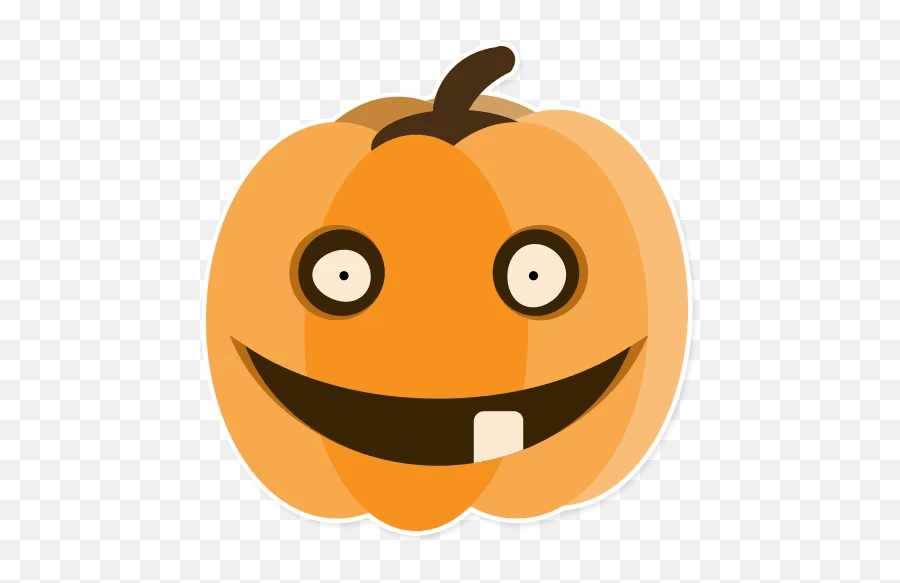 Pumpkin Stickers Set For Telegram - Happy Emoji,Pumpkin Emoticon