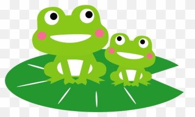 Frogs on Leaf clipart Free download transparent PNG - On Clipart Emoji