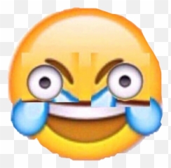 Sticker - Open Eye Crying Laughing Emoji