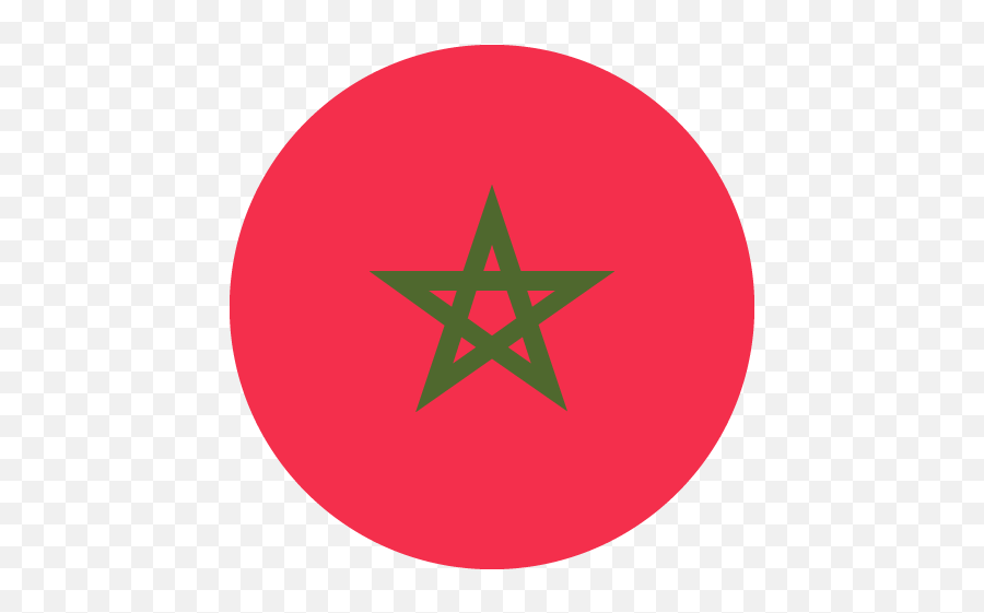 Flag Of Morocco Emoji For Facebook Email Sms - Circle,Morocco Flag Emoji