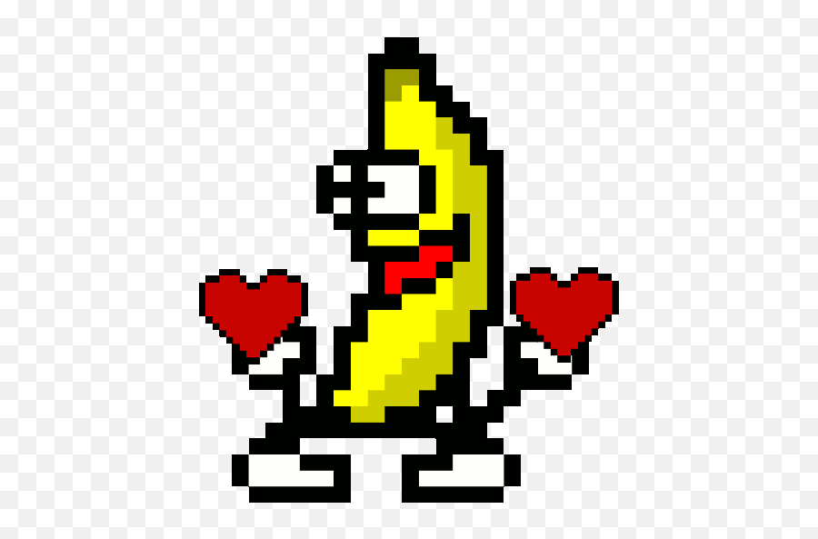 Dancing Banana Man By John Baker - Pixel Dancing Banana Gif Emoji,Dancing Man Emoticon Text