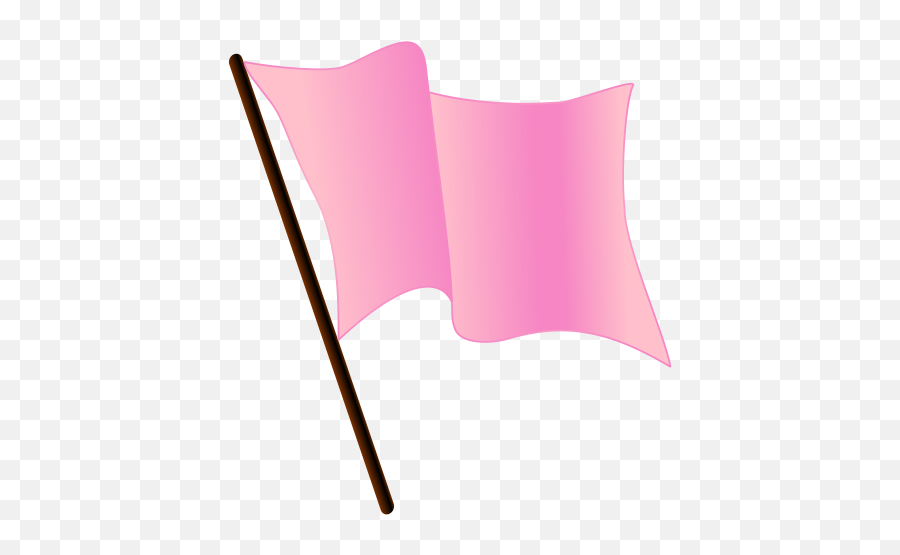 Pink Flag Waving - Pink Flag Clip Art Emoji,Guatemalan Flag Emoji