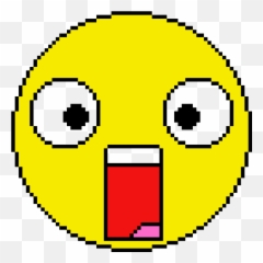 Free Shocked Face Transparent Download - Pixel Art Thinking Png Emoji,Eye And Squiggly Line Emoji