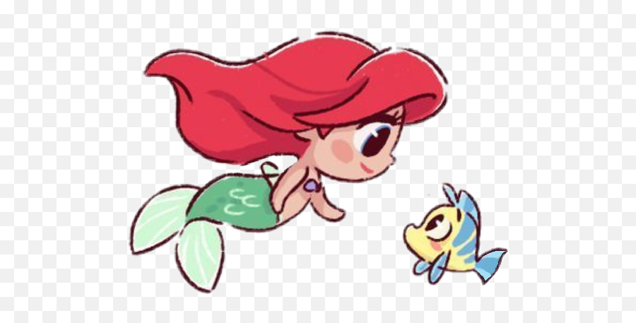 Ariel Flounder Disney Disneyprincess - Cute Flounder Little Mermaid Emoji,Ariel Emoji