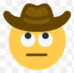 Original Style Emoji - Cowboy Emoji Twitter,Woozy Face Emoji