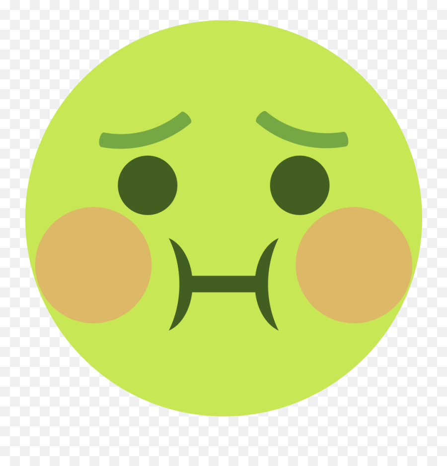 Emojione 1f922 - Sick Emoji Transparent,Emoji Meanings