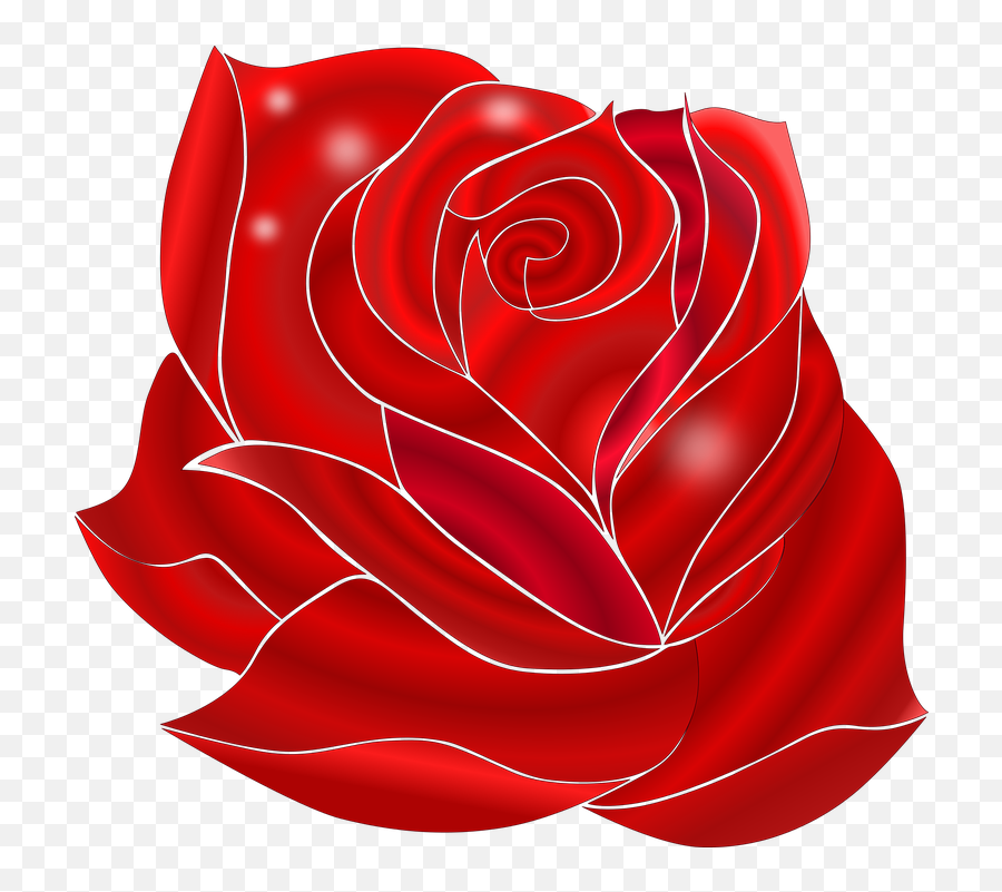 Free Roses Flower Vectors - Rose Clip Art Red Emoji,Dead Rose Emoji