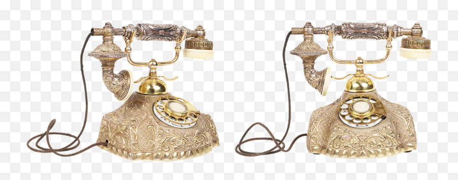 Vintage Telephone Phone Old Call Link - Handbag Emoji,Emoji Gun And Microphone
