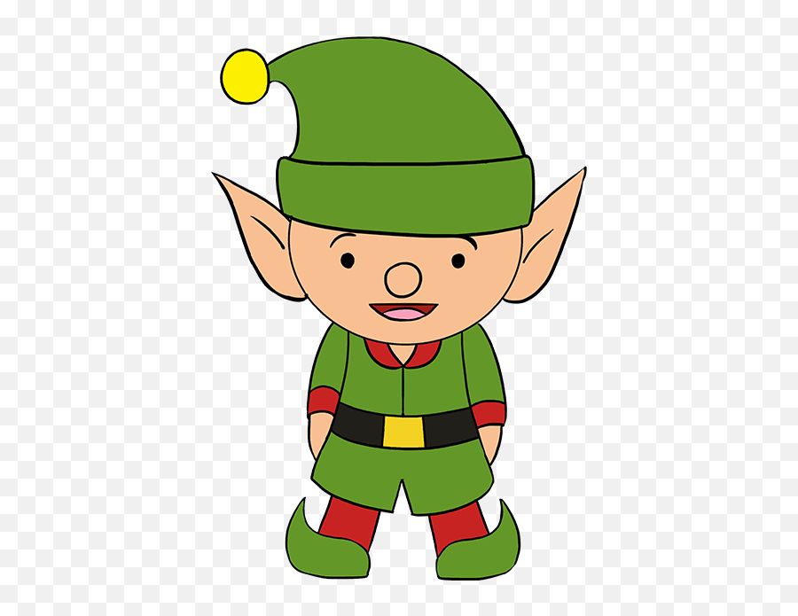 Draw An Elf - Draw An Elf Emoji,Christmas Elf Emoji