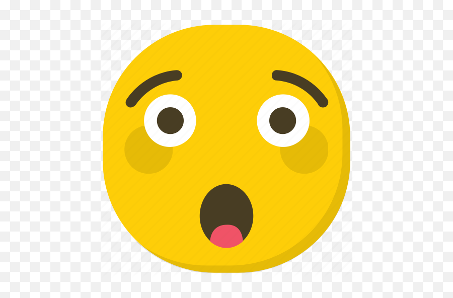 Emojies 1 - Circle Emoji,Surprised Emoticon