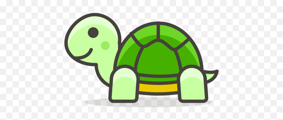 Turtle Emoji Icon Of Colored Outline Style - Transparent Turtle Emoji,Turtle Emoji