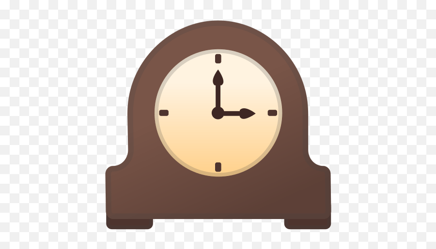 Mantelpiece Clock Emoji Meaning With Pictures - Mantle Clock Clipart,Clock Emoji