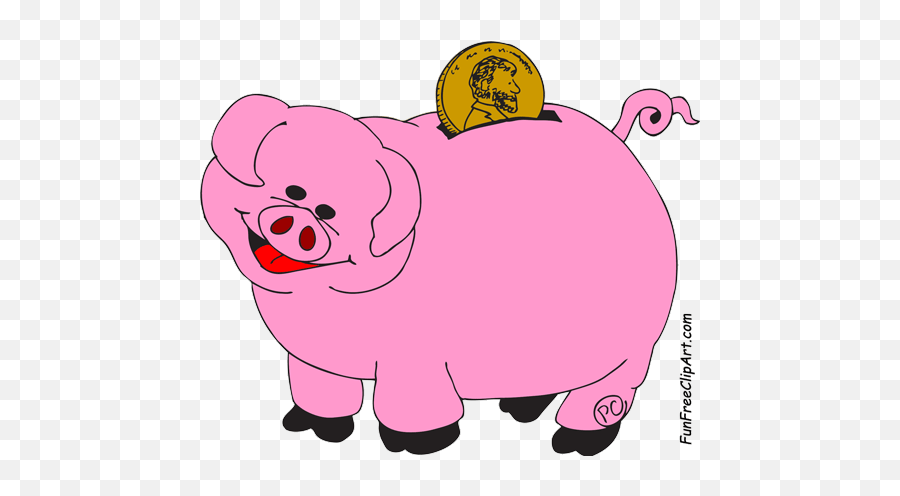 Free Piggy Bank Clipart The Cliparts 2 - Piggy Bank Clipart Emoji,Piggy Bank Emoji