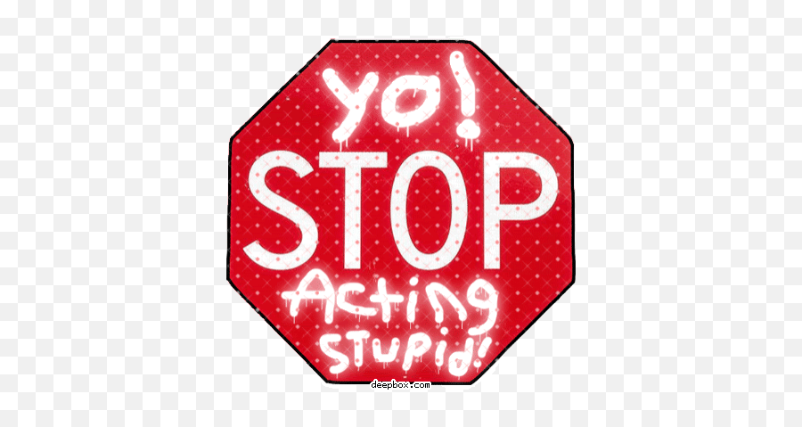 Top Kailu Being Legit Dumb In The - Stop Sign Emoji,Emoji Bathroom Signs