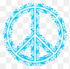 Peace Sign Outline - Simbolo Da Paz Png Emoji