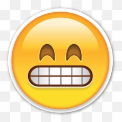 Emoji Book Tag - Transparent Background Nervous Emoji,Smug Emoji