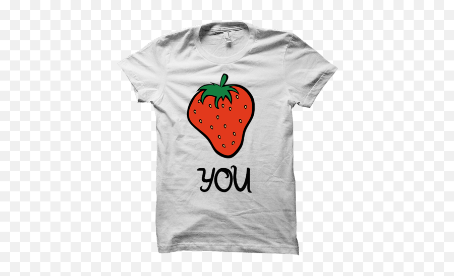 Strawberry Tee U2013 Sup3rfruit I Love Me Some Good Vulgar - T Shirt Emoji,Vulgar Emoji