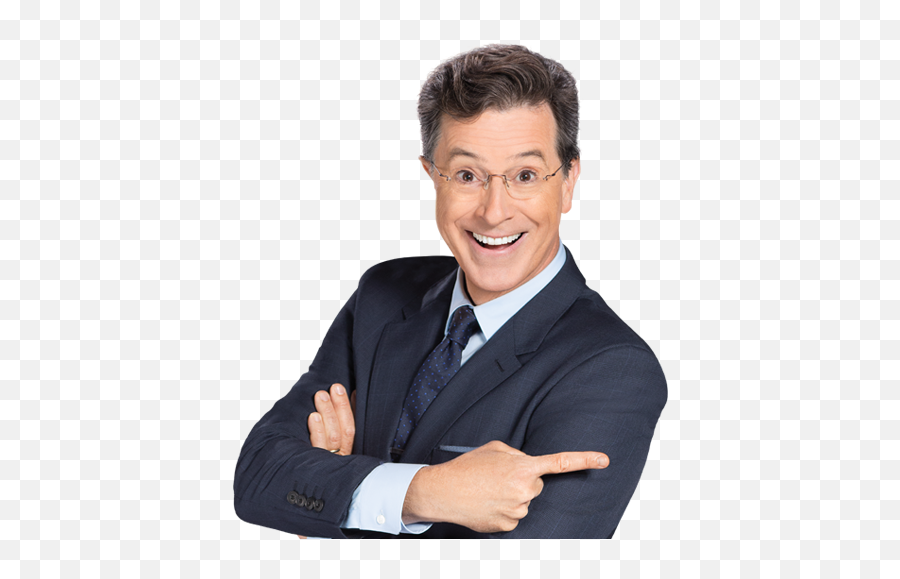 Conan Clip Jon - Stephen Colbert White Background Emoji,Stephen Colbert Emoji