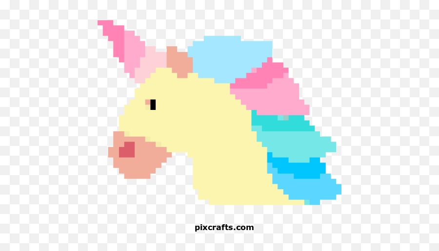 Unicorn - Printable Pixel Art Pixel Art Emoji,Unicorn Emoticons - free ...