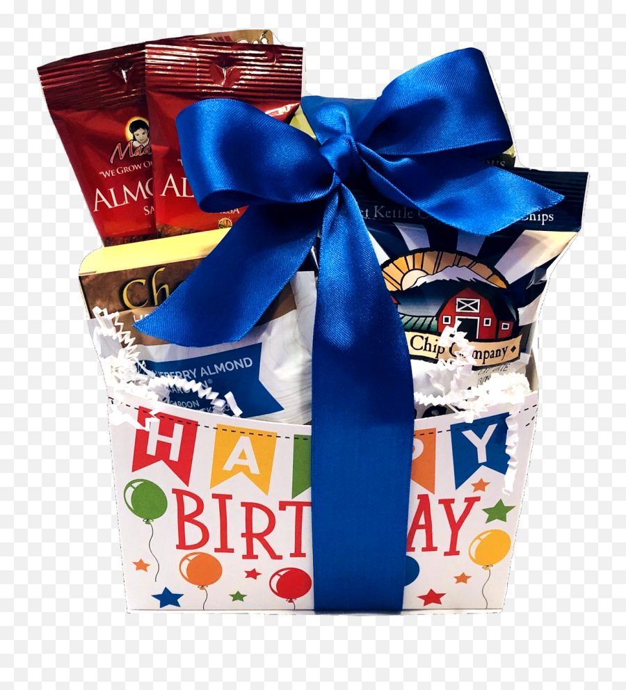 Many Happy Returns Birthday Gift Basket - Wrapping Paper Emoji,Tt Emoticon