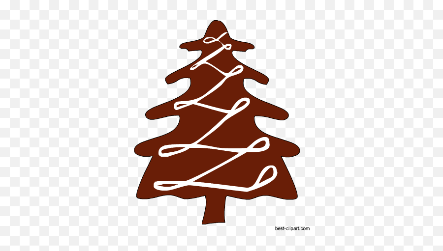 Free Christmas Clip Art Santa Gingerbread And Christmas - Christmas Tree Emoji,Christmas Wreath Emoji