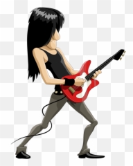 Clipart Stars Guitar Clipart Stars Guitar Transparent Free - Cartoon Guitar Player Emoji,Guitar Emoji Png