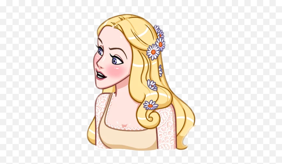Princessprincessdisney - Cartoon Emoji,Blonde Princess Emoji