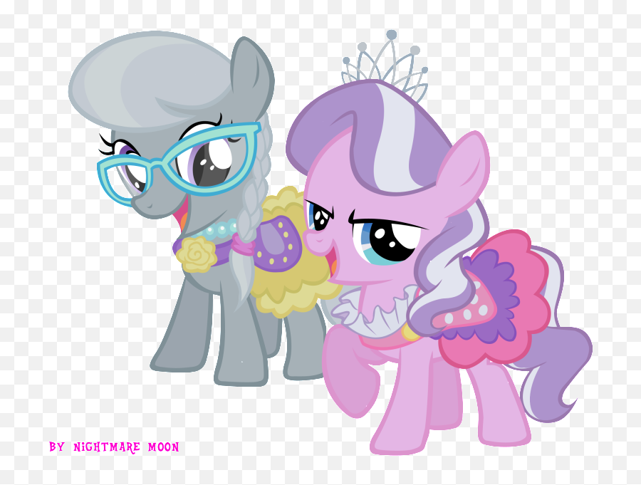 Ask Diamond Tiara U0026 Silver Spoon - Ask A Pony Mlp Forums My Little Pony Diamond Tiara Dress Emoji,Pfft Emoji
