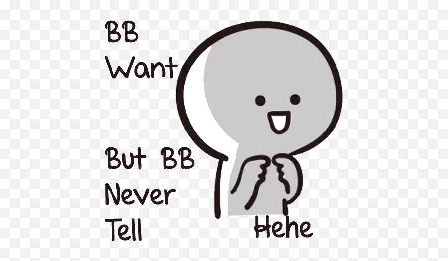 Bb Never Tell - Whatsapp Bb Never Tell Emoji,Bb Emoji