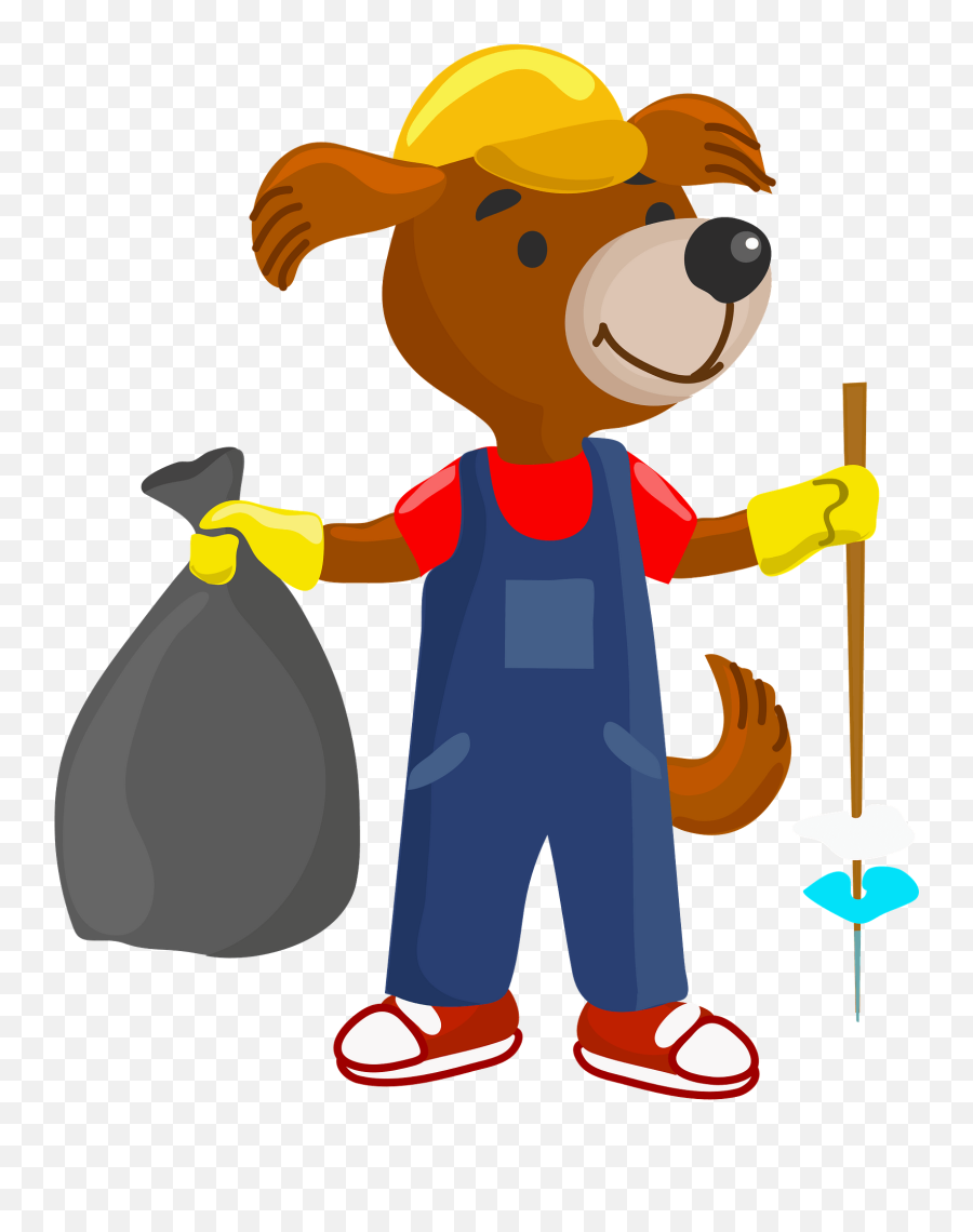 Dog Cleanup The Garbage Clipart Free Download Transparent - Happy Emoji,Trash Emoji