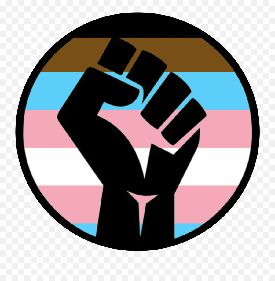 Sticker - Fist Black Lives Matter Emoji,Trans Flag Emoji