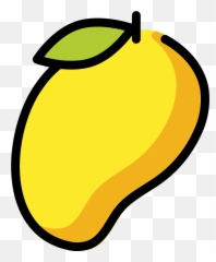 Mango Emoji Clipart - Fresh