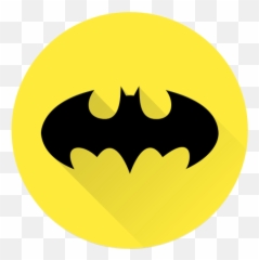 Bat Batman Hero Man Saver Super - Logo Circle Emoji