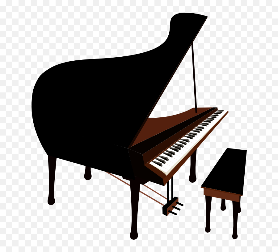 Piano2x - Les Instruments À Clavier Clipart Full Size Piano On White Background Emoji,Clavier Emoji