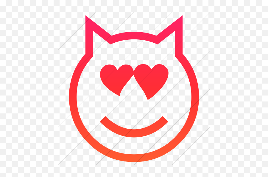 Iconsetc Simple Ios Orange Gradient Classic Emoticons - Language Emoji,Emoticons Heart