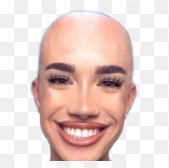 I Didnt Make Him Bald But Made Him To A Sticker So You - James Charles Meme Face Emoji,Bald Emoji