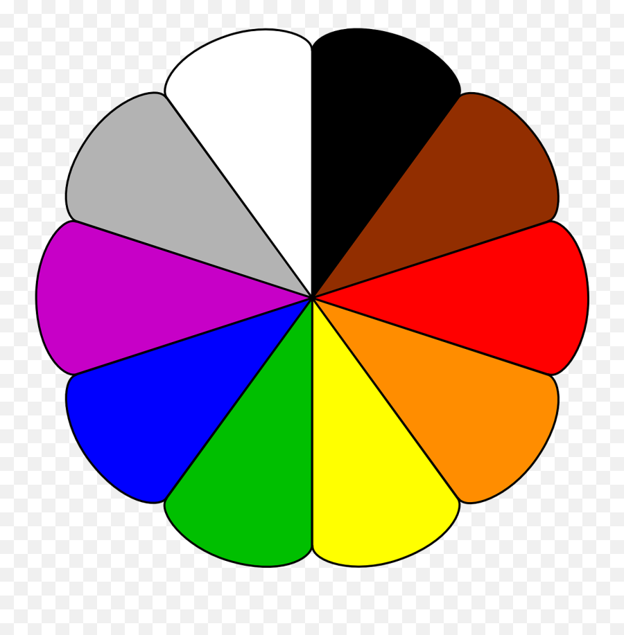 Colours Rainbow Colors Circle Round - Colour Clip Art Emoji,Roses Emoticon