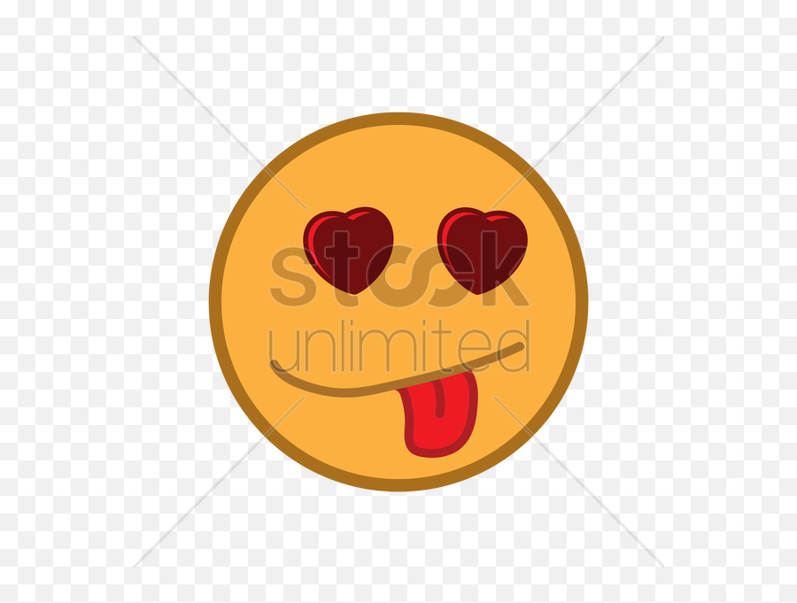 Emoticon In Love Vector Image - Smiley Emoji,In Love Emoticon
