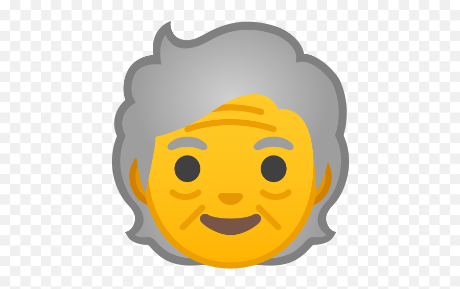 Older Person Emoji - Smiley,Adult Emoji
