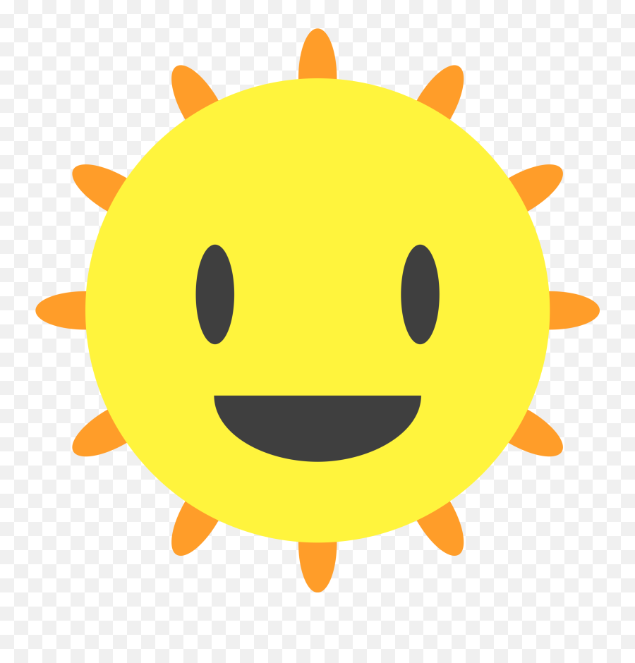 Clipart Happy Sun - Watch Emoji,Sunshine Emoticon