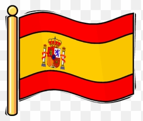 Spanish Clip Art Free - Cartoon Transparent Background Spanish Flag Emoji,Spain Flag Emoji
